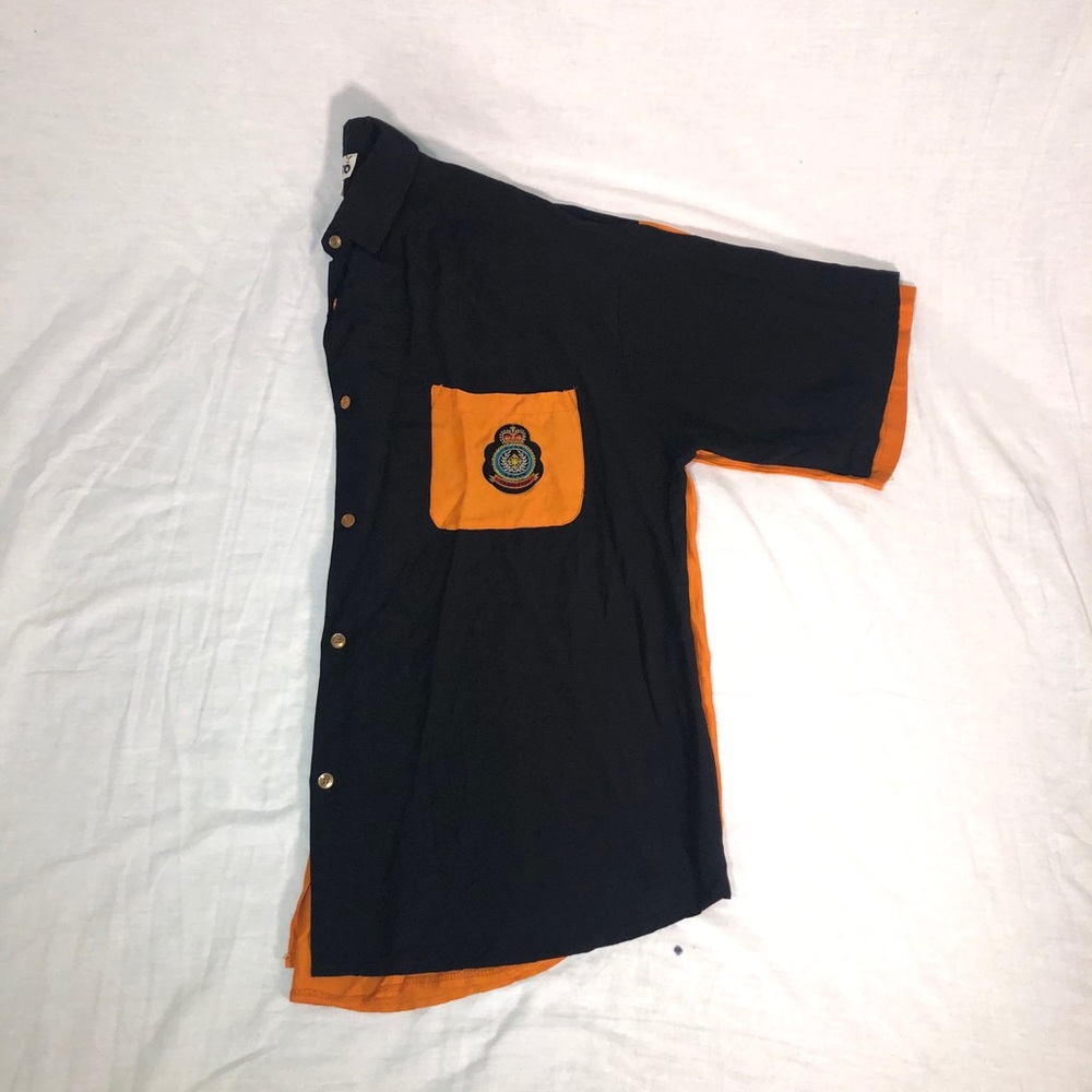 Men’s Club Lotto Two Tone Button Up Shirt Size L - Picture 5 of 5
